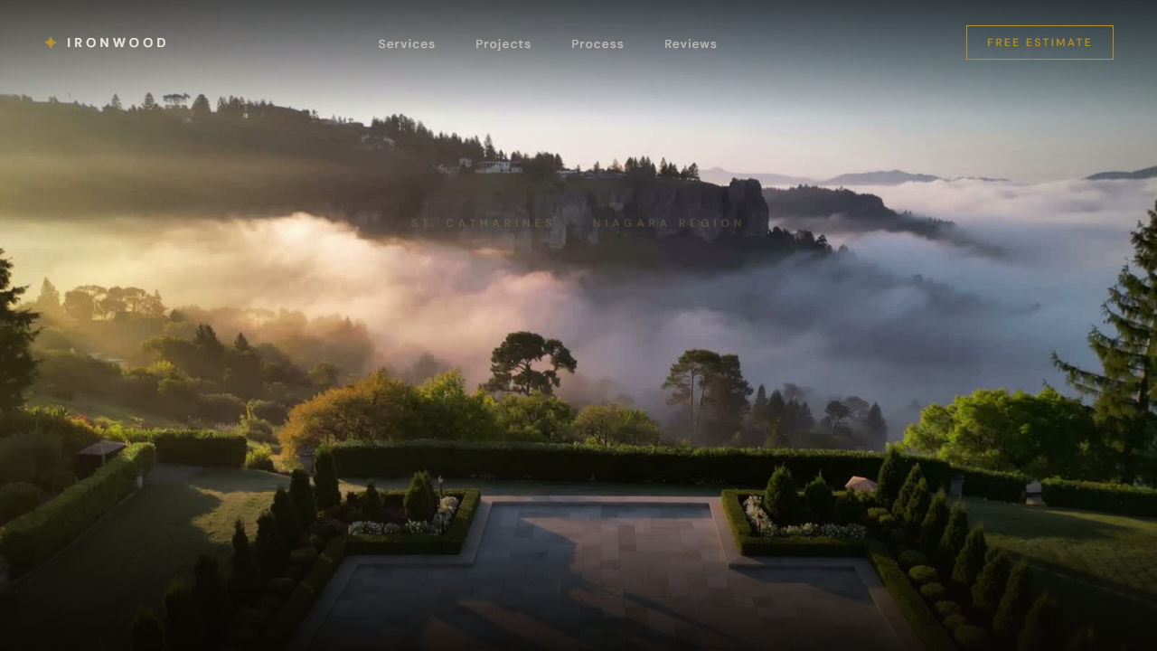 Ironwood Landscaping website